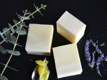 Load image into Gallery viewer, Lanolin-infused Lavender Eucalyptus Wool and Body Wash Soap | Coconut-Free
