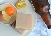 Load image into Gallery viewer, BEER EGGS HONEY Shampoo Bar
