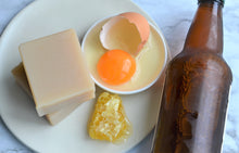 Load image into Gallery viewer, BEER EGGS HONEY Shampoo Bar
