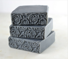 Load image into Gallery viewer, Black Rose Charcoal Face and Body Soap | Coconut-Free | Vegan