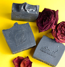 Load image into Gallery viewer, Black Rose Charcoal Face and Body Soap | Coconut-Free
