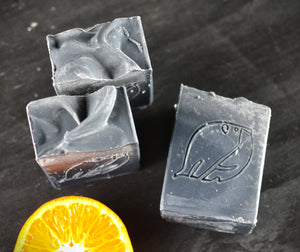 Citrus Charcoal body soap | Coconut-Free | Vegan