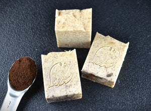 Coffee + Goatmilk exfoliating body soap | Coconut-Free