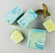 Load image into Gallery viewer, Aloe + Cucumber Puree Body Soap | coconut-free | Vegan
