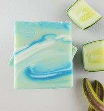 Load image into Gallery viewer, Aloe + Cucumber Puree Body Soap | coconut-free | Vegan
