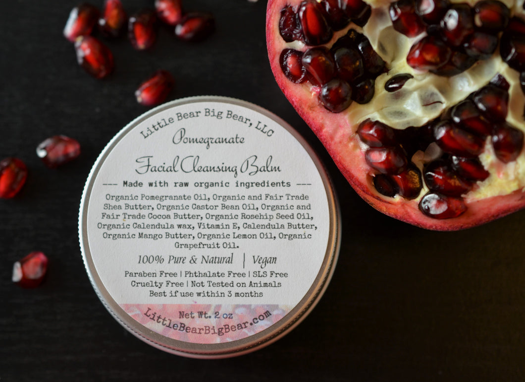 Pomegranate Cleansing Balm | Natural Organic Cleanser