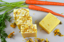 Load image into Gallery viewer, Organic CARROT + CALENDULA Face and Body Soap | Coconut-Free
