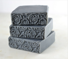 Load image into Gallery viewer, Black Rose Charcoal Face and Body Soap | Coconut-Free
