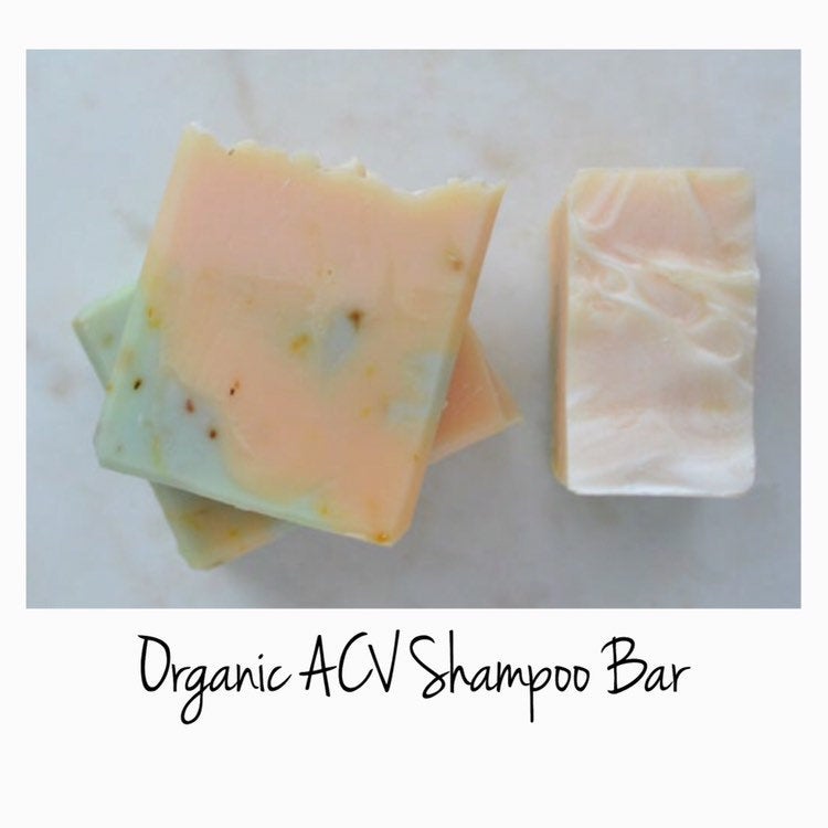 Organic ACV Shampoo Bar || For all hair types and suitable for itchy scalp