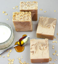 Load image into Gallery viewer, Scented Oat + Goat&#39;s Milk + Honey Body Soap | Coconut-Free
